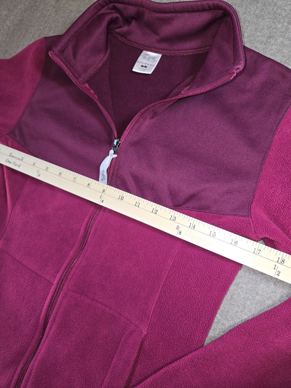 Boombah Fuschia Full-Zip Fleece Jacket  Womens Small - Picture 10 of 14